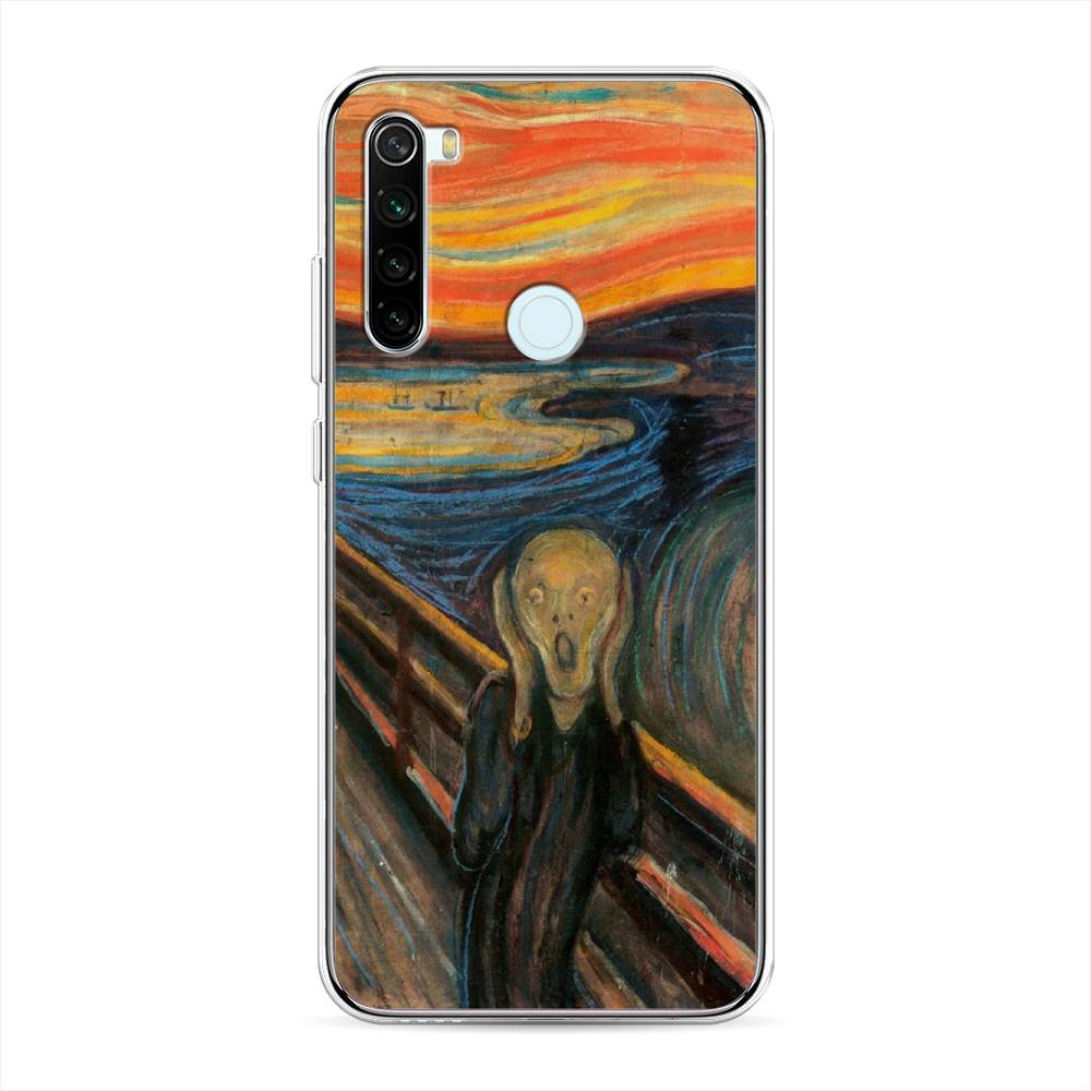 фото Силиконовый чехол "крик" на xiaomi redmi note 8t awog