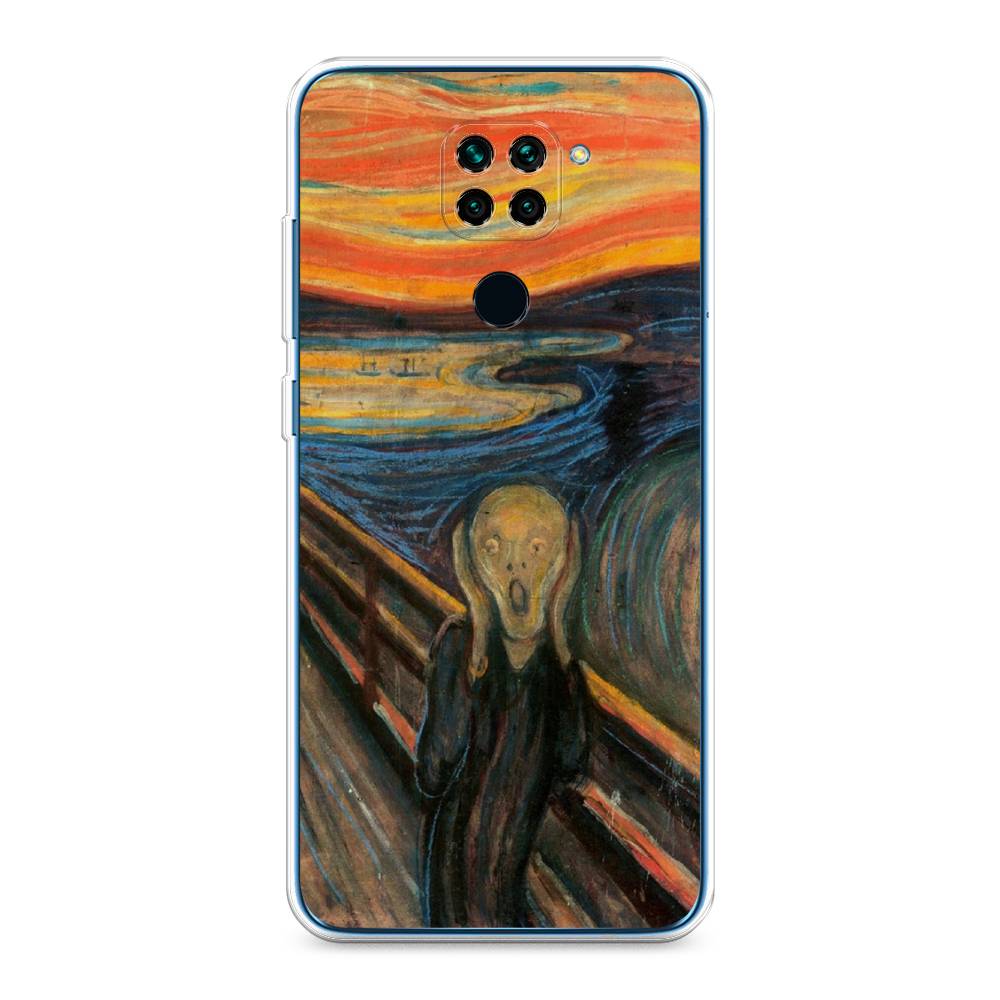 фото Силиконовый чехол "крик" на xiaomi redmi note 9 awog