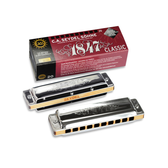 

Губная гармошка Seydel Sohne 16201HAB 1847 Classic High Ab, Серебристый, 16201HAB 1847 Classic High Ab