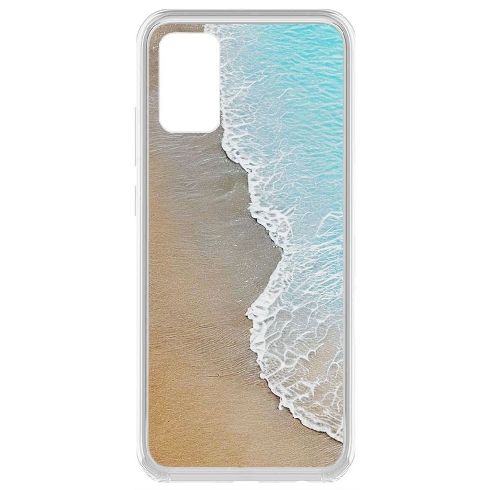

Чехол-накладка Krutoff Clear Case Прибой для Samsung Galaxy A02s (A025), Прозрачный