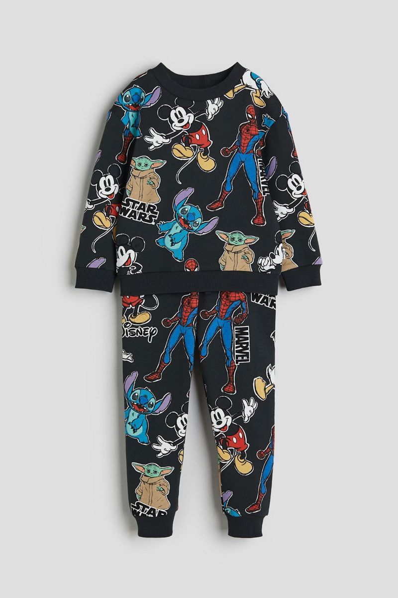 

Костюм повседневный детский H&M 1169768, черный, 122, 1169768