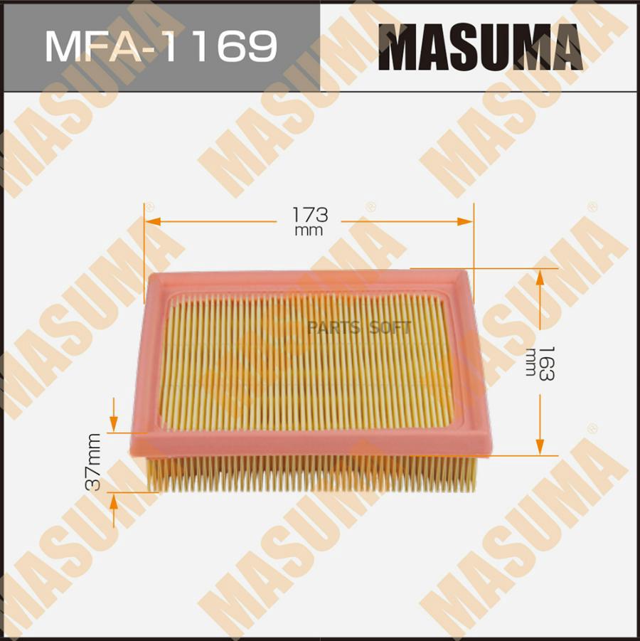 

Фильтр Воздушный Masuma Mfa-1169 Masuma арт. MFA-1169