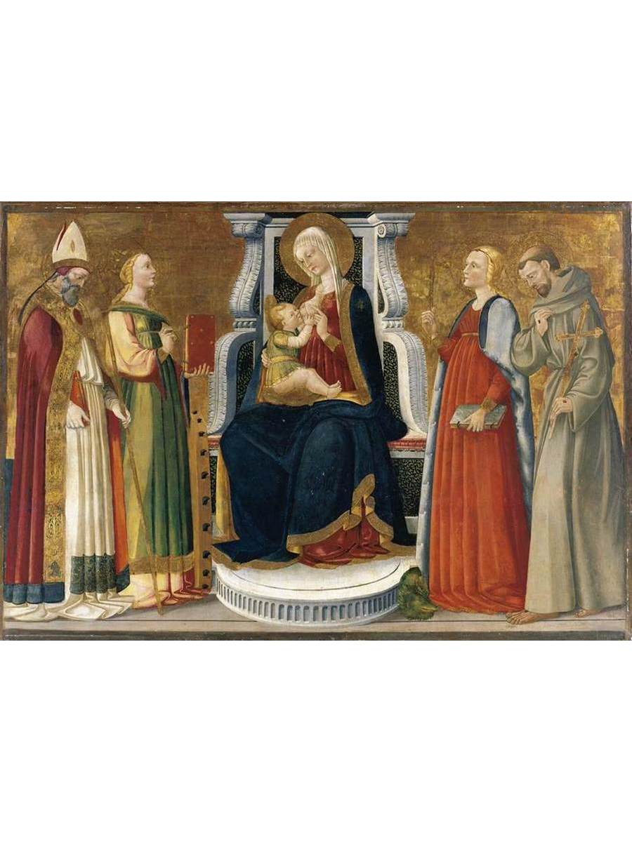 

Постер DRABS A2 Нери ди Бичи Madonna and Child Enthroned with Saints