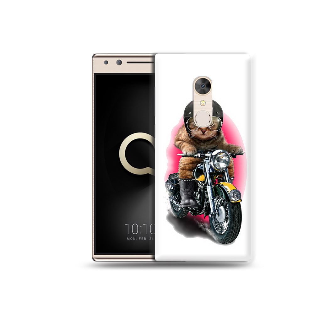

Чехол MyPads Tocco для Alcatel 5 мото-кот (PT110913.675.485), Прозрачный, Tocco