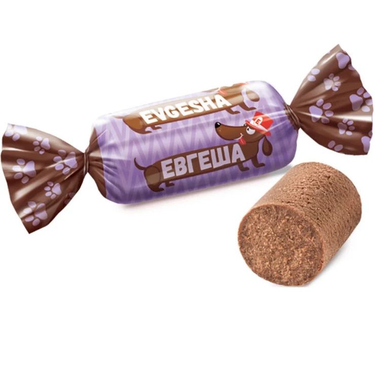 

Конфеты шоколадные KDV Евгеша батончики со вкусом какао 500 г х 12 шт