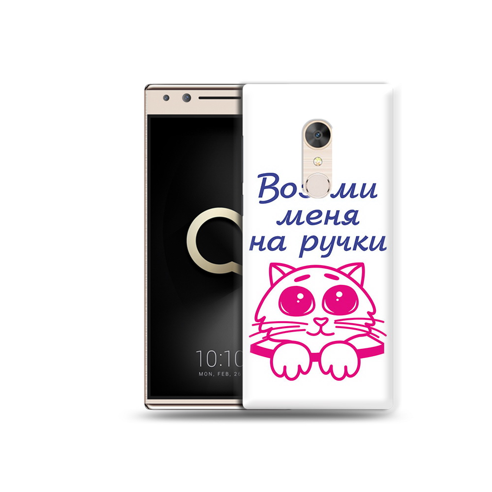 

Чехол MyPads Tocco для Alcatel 5 мяу (PT110913.675.491), Прозрачный, Tocco