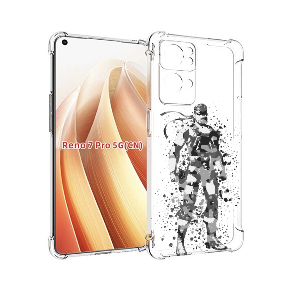 

Чехол MyPads Metal Gear Solid Snakes для OPPO Reno7 Pro 5G, Прозрачный, Tocco
