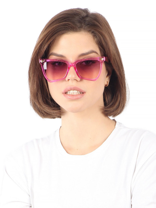 Солнцезащитные очки женские Pretty Mania DD094 фиолетовые