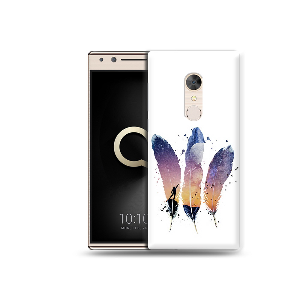 

Чехол MyPads Tocco для Alcatel 5 небесные перья (PT110913.675.519), Прозрачный, Tocco