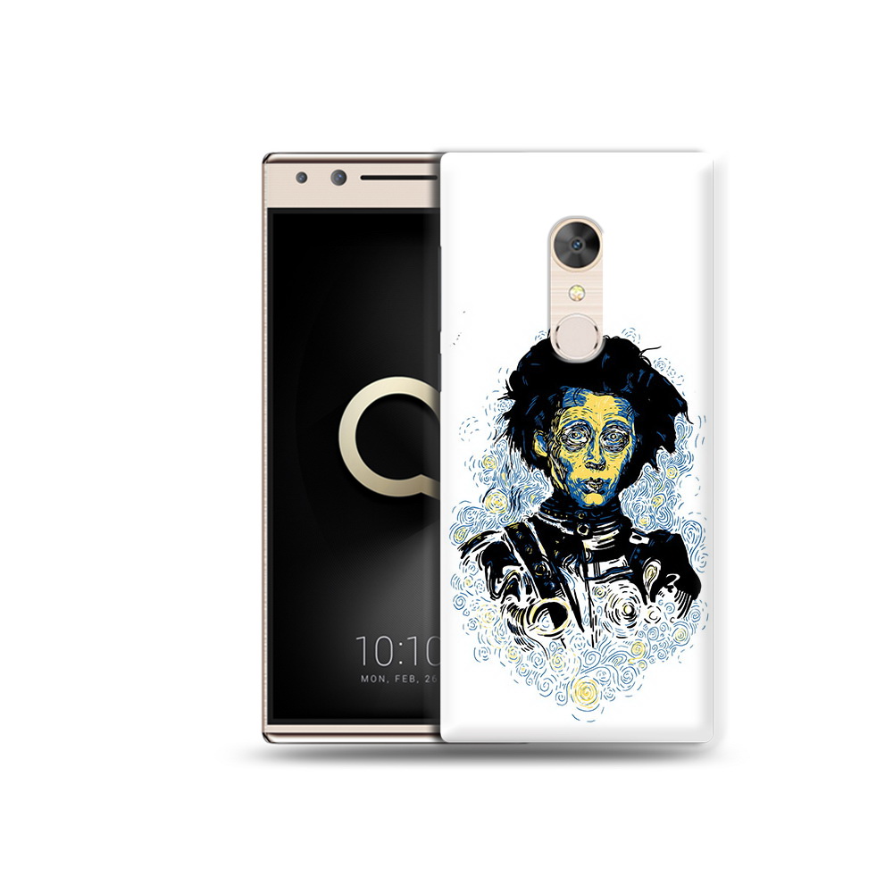 

Чехол MyPads Tocco для Alcatel 5 парень черно-белый абстракция (PT110913.675.535), Прозрачный, Tocco