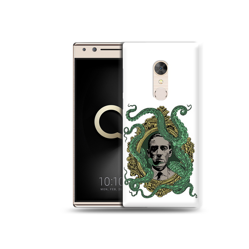 

Чехол MyPads Tocco для Alcatel 5 портрет с кракеном (PT110913.675.552), Прозрачный, Tocco