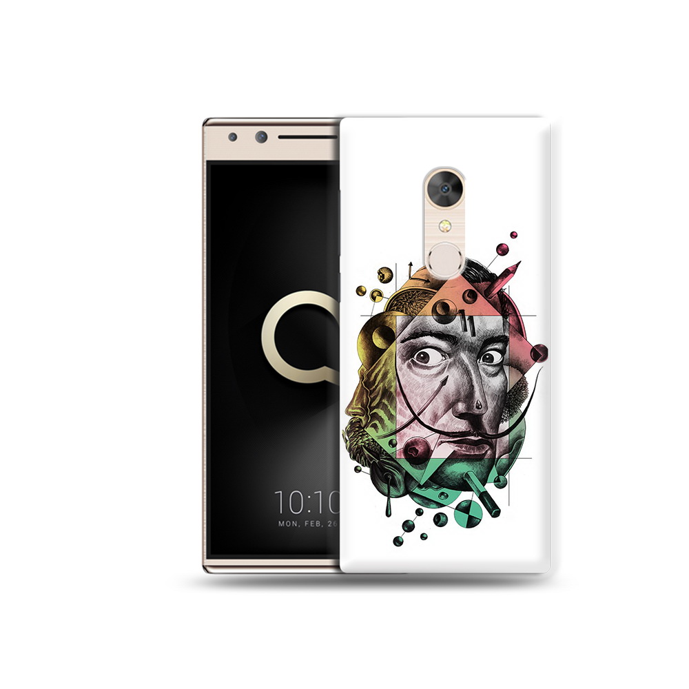 

Чехол MyPads Tocco для Alcatel 5 разноцветное лицо абстракция (PT110913.675.570), Прозрачный, Tocco