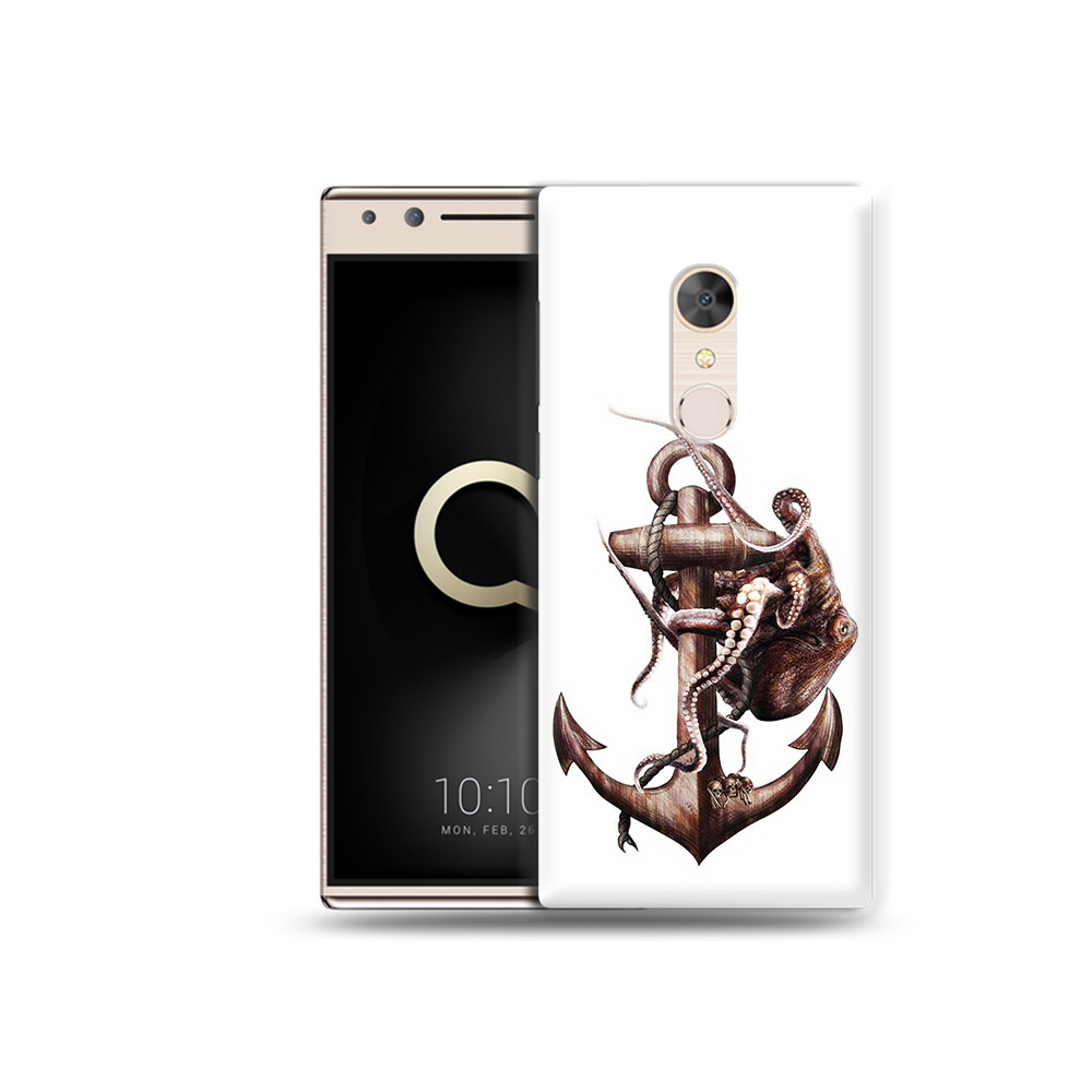 

Чехол MyPads Tocco для Alcatel 5 ржавый якорь (PT110913.675.579), Прозрачный, Tocco