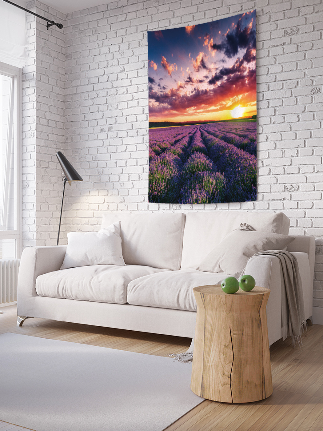

Вертикальное фотопанно на стену JoyArty Лавандовое поле 100x150 см, Лавандовое поле