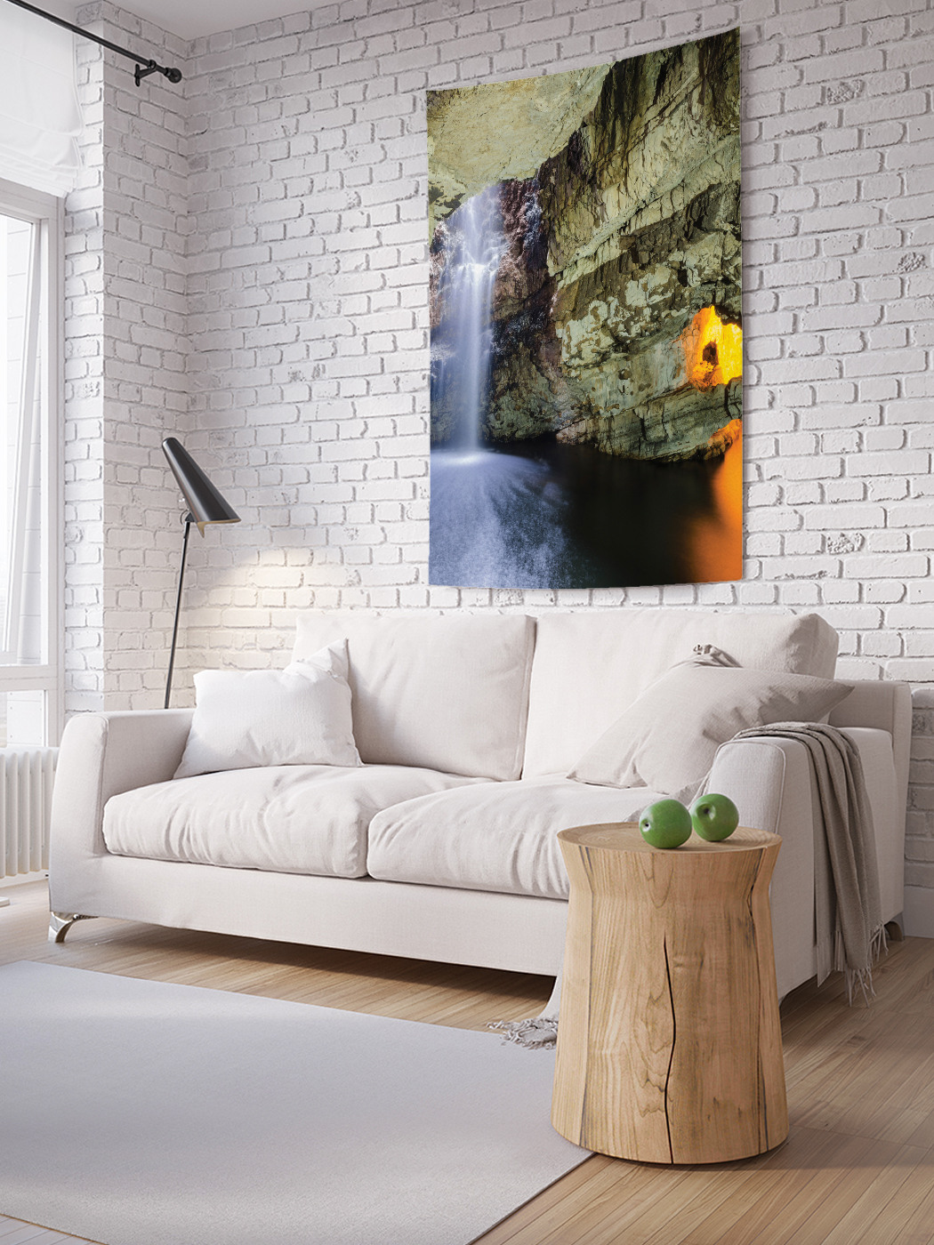

Вертикальное фотопанно на стену JoyArty Затопленная пещера 100x150 см, Затопленная пещера