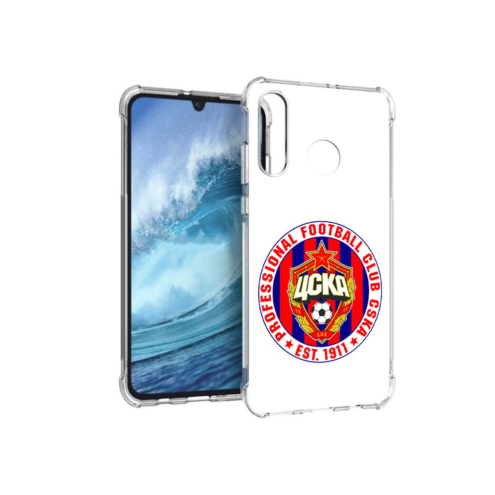 

Чехол MyPads Tocco для Huawei P30 Lite ФК ЦСК логотип, Прозрачный, Tocco