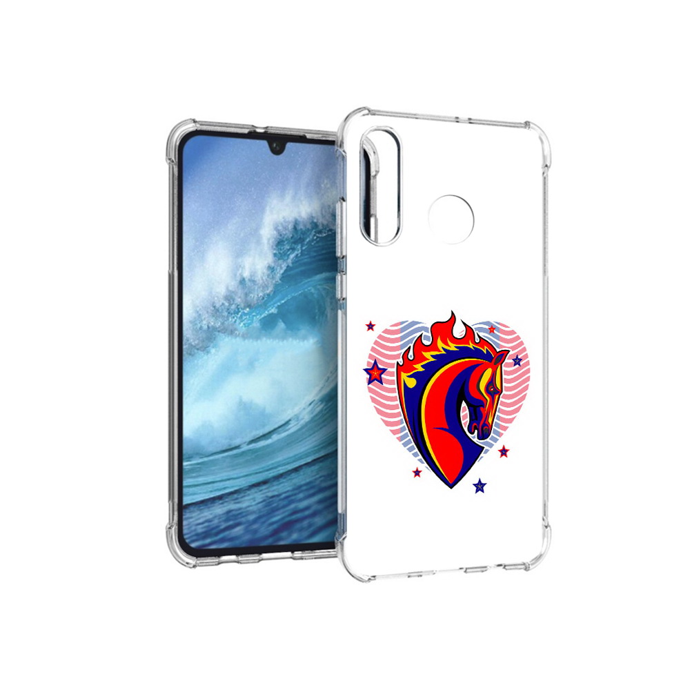 

Чехол MyPads Tocco для Huawei P30 Lite ФК ЦСЛ Лошадь, Прозрачный, Tocco