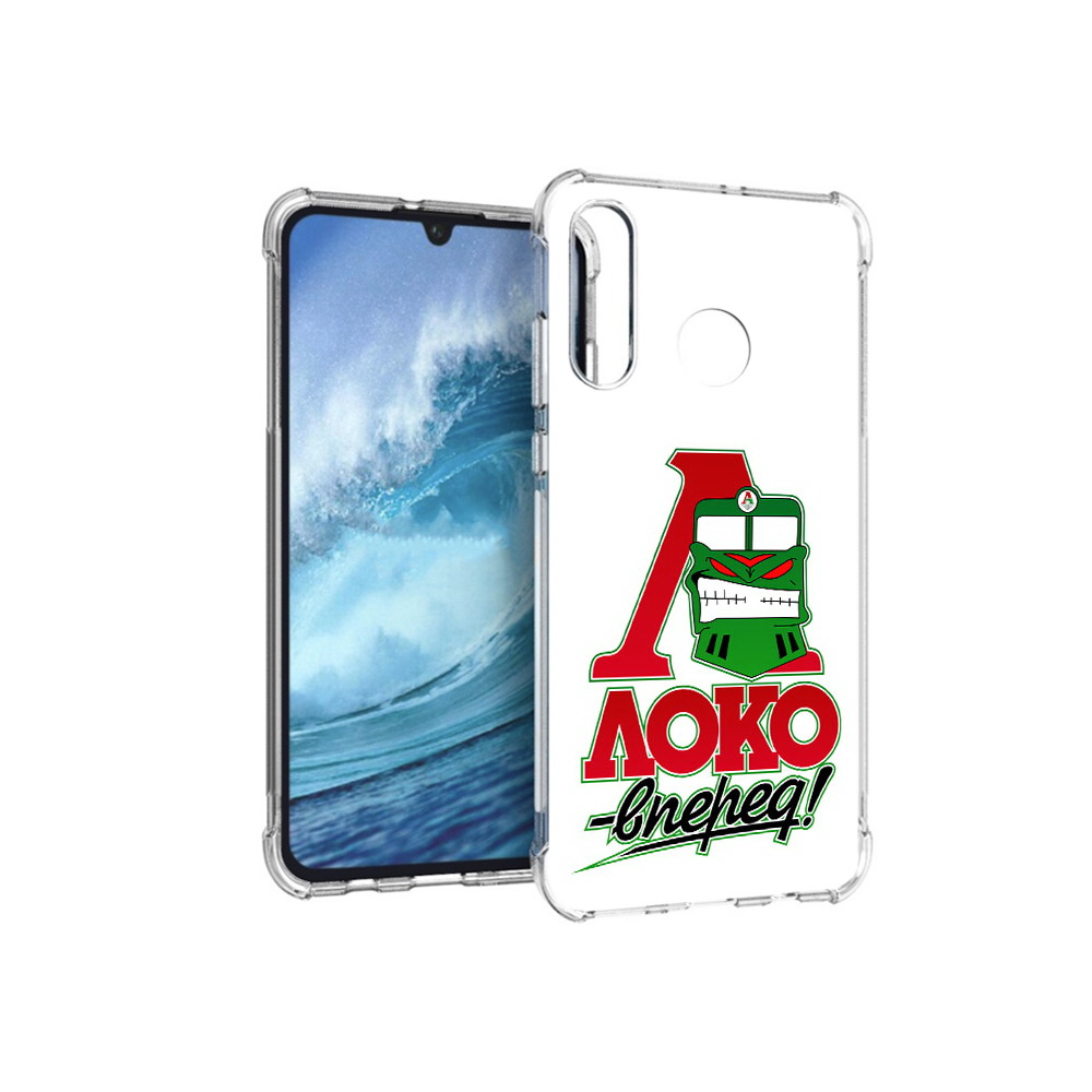 

Чехол MyPads Tocco для Huawei P30 Lite ФК локо вперед, Прозрачный, Tocco