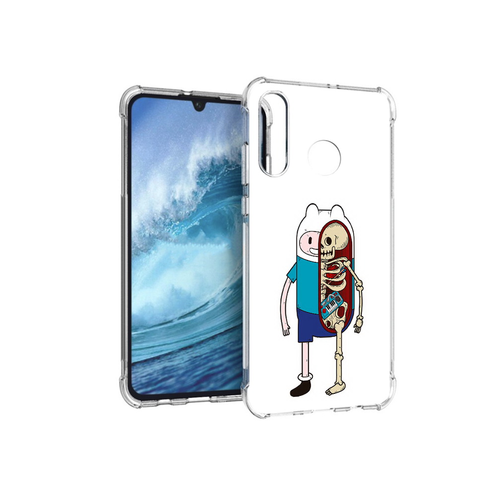 

Чехол MyPads Tocco для Huawei P30 Lite Финн скелет, Прозрачный, Tocco