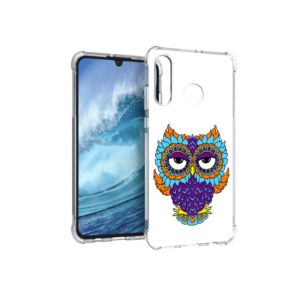 

Чехол MyPads Tocco для Huawei P30 Lite Цветная сова, Прозрачный, Tocco