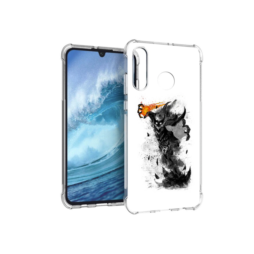 

Чехол MyPads Tocco для Huawei P30 Lite nevermore черно белый, Прозрачный, Tocco