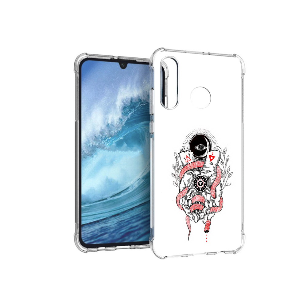 

Чехол MyPads Tocco для Huawei P30 Lite абстрация связанные руки, Прозрачный, Tocco
