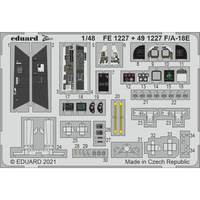 

491227 Eduard 1/48 Набор фототравления для F/ A-18E, Цветной