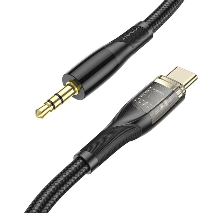 

Кабель USB Type-C-mini-Jack 3.5mm Hoco UPA25 1м черный, UPA25
