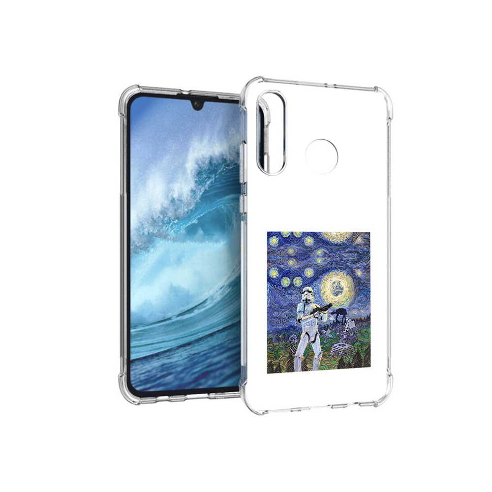 

Чехол MyPads Tocco для Huawei P30 Lite star wars звездная ночь, Прозрачный, Tocco