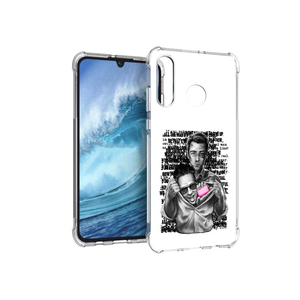 Чехол MyPads Tocco для Huawei P30 Lite бойцовский клуб