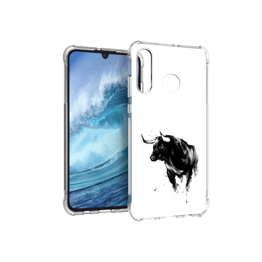 

Чехол MyPads Tocco для Huawei P30 Lite бык, Прозрачный, Tocco