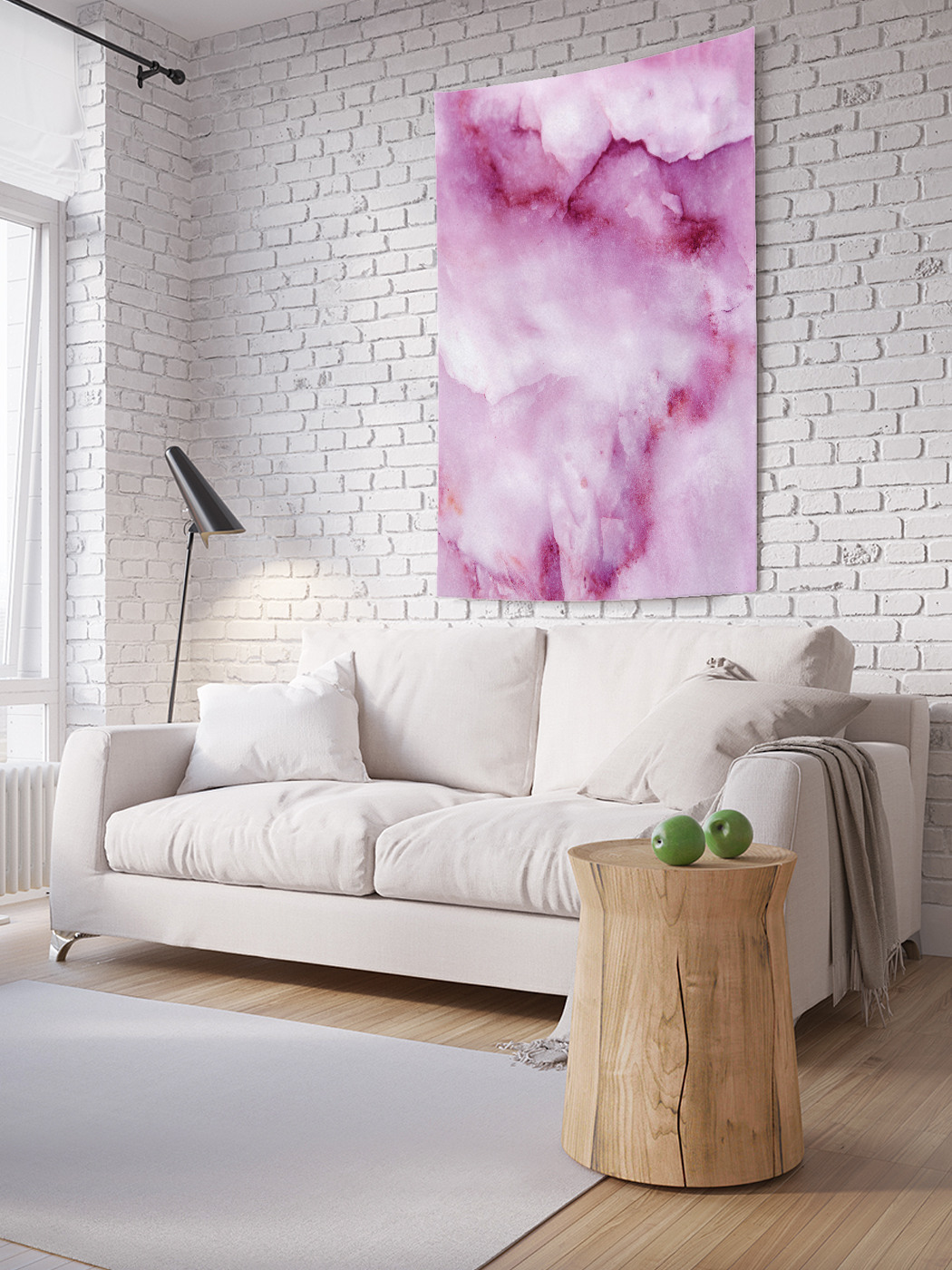 

Вертикальное фотопанно на стену JoyArty Розовый дым 150x200 см, Розовый дым