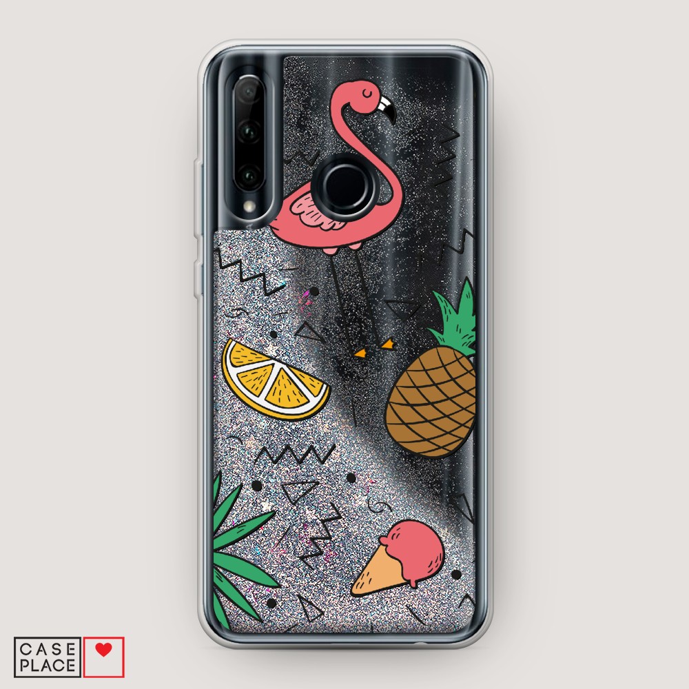 фото Силиконовый чехол "звездочки графика белая" на zte red magic 5s awog