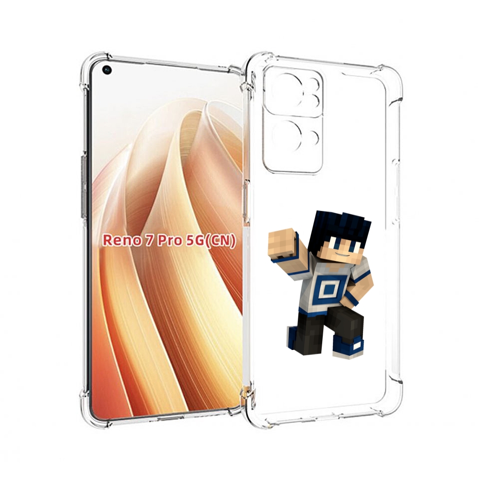 

Чехол MyPads Minecraft-1 для OPPO Reno7 Pro 5G, Прозрачный, Tocco