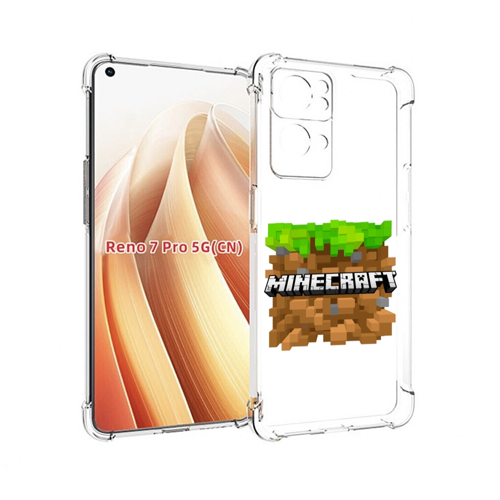 

Чехол MyPads Minecraft-2 для OPPO Reno7 Pro 5G, Прозрачный, Tocco
