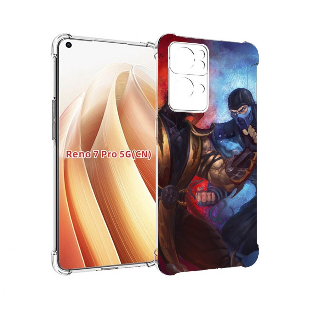 

Чехол MyPads Mortal Kombat art для OPPO Reno7 Pro 5G, Прозрачный, Tocco