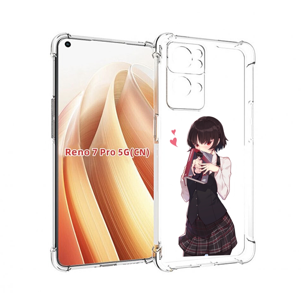 Чехол MyPads Persona 5 - Makoto Niijima для OPPO Reno7 Pro 5G