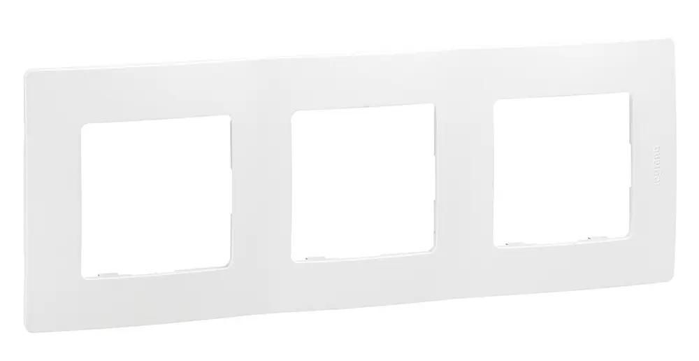 

Рамка Legrand Etika 672503 наклад. 3x ABS пластик белый, Рамка Legrand Etika (672503) наклад. 3x ABS пластик белый