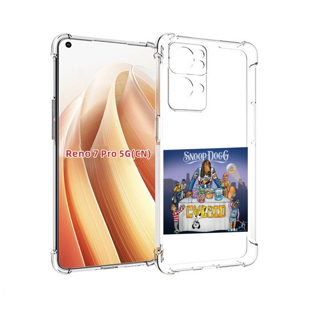 

Чехол MyPads Snoop Dogg COOLAID для OPPO Reno7 Pro 5G, Прозрачный, Tocco