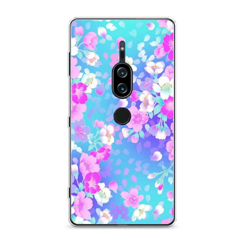 

Силиконовый чехол "Яблоневые цветы" на Sony Xperia XZ2 Premium, 53350-8