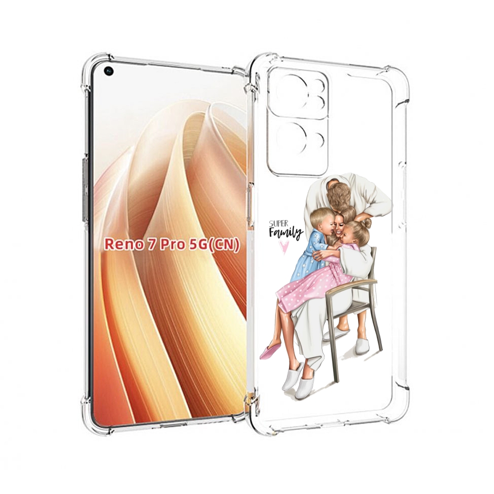 

Чехол MyPads Super-family для OPPO Reno7 Pro 5G, Прозрачный, Tocco