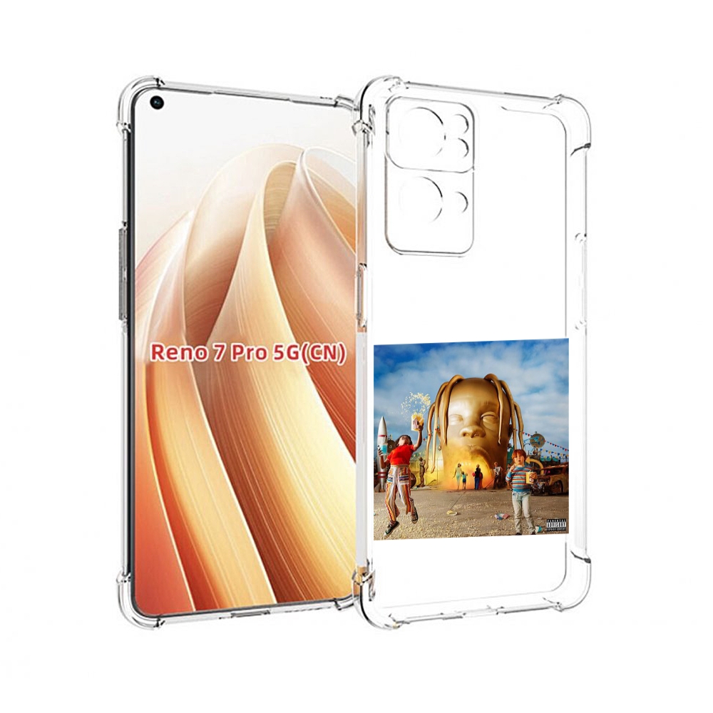 

Чехол MyPads Travis Scott - Astroworld для OPPO Reno7 Pro 5G, Прозрачный, Tocco