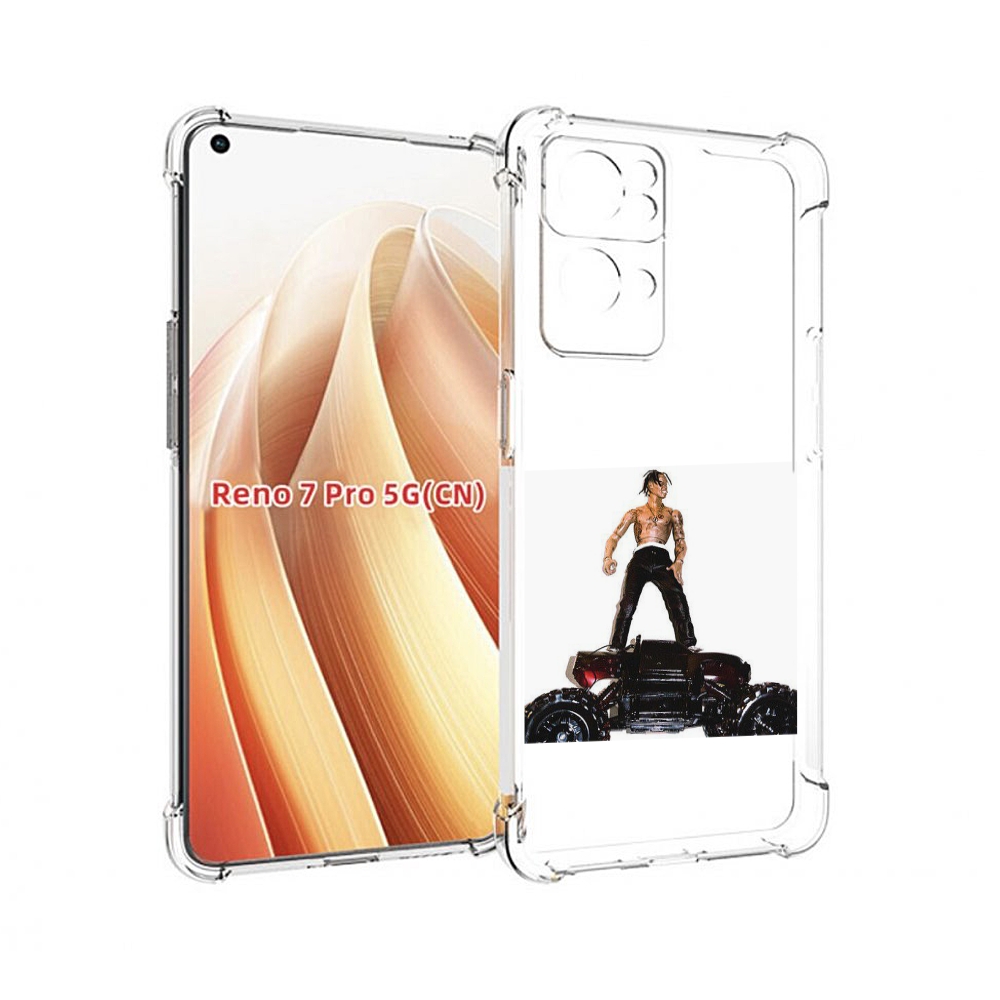 

Чехол MyPads Travis Scott - Rodeo для OPPO Reno7 Pro 5G, Прозрачный, Tocco