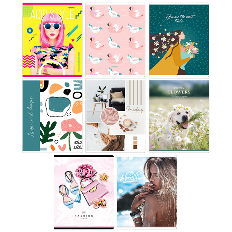 

Тетрадь 48л., А5, клетка ArtSpace "Микс. Girl's collection", (10шт.)