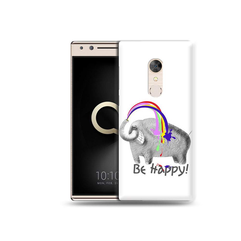 

Чехол MyPads Tocco для Alcatel 5 счастливый слон (PT110913.675.632), Прозрачный, Tocco