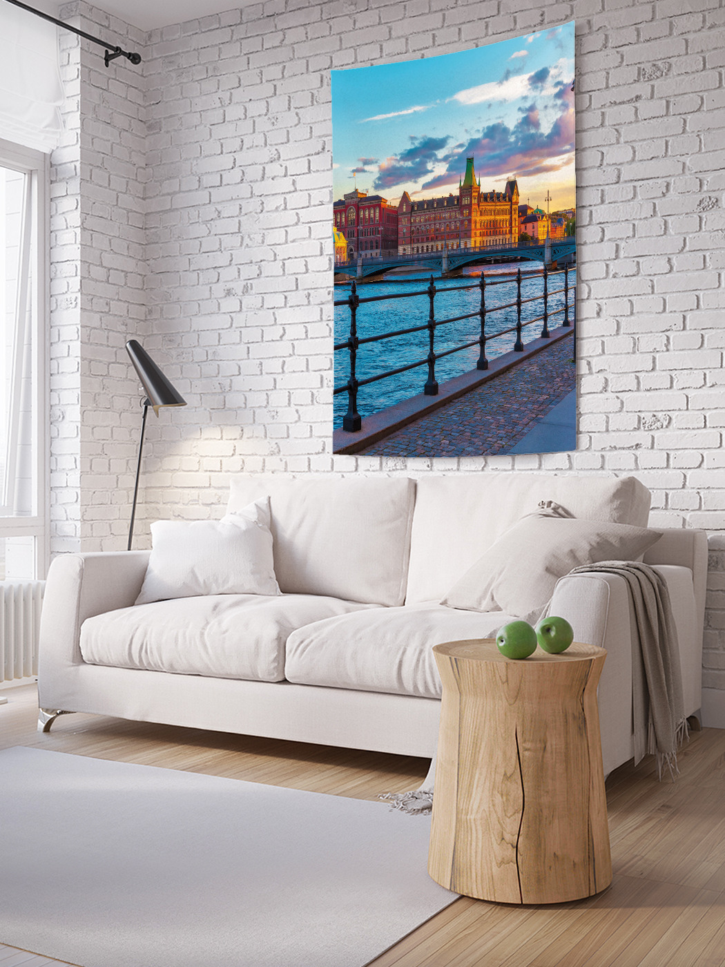 

Вертикальное фотопанно на стену JoyArty Городская набережная 100x150 см, Городская набережная