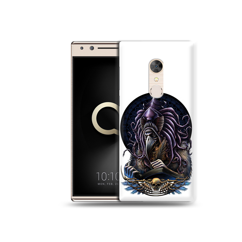 

Чехол MyPads Tocco для Alcatel 5 умный ворон (PT110913.675.650), Прозрачный, Tocco