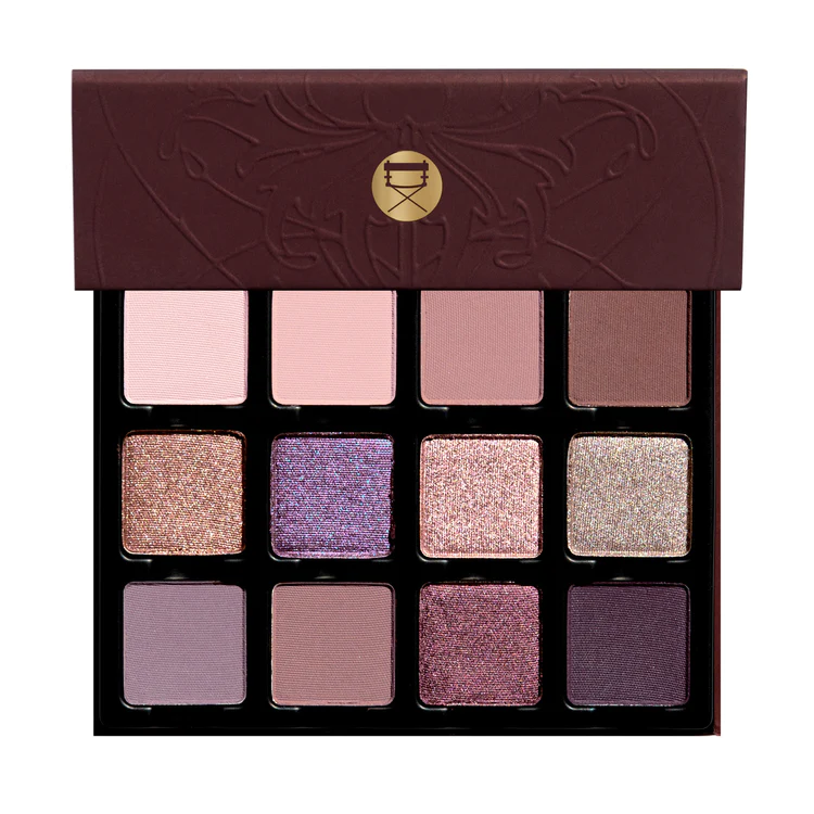 Палетка из 12 цветов матовых теней для век Viseart Vespertine Etendu VTE10 палетка i heart revolution mini chocolate eyeshadow palette black pearl