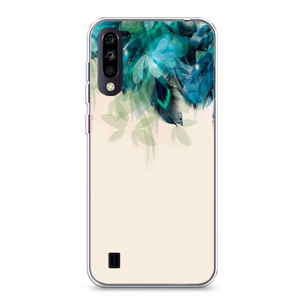 

Чехол Awog на ZTE Blade A7 (2020) / ЗТЕ Блэйд A7 (2020) "Перья голубого цвета", Разноцветный, 133750-2