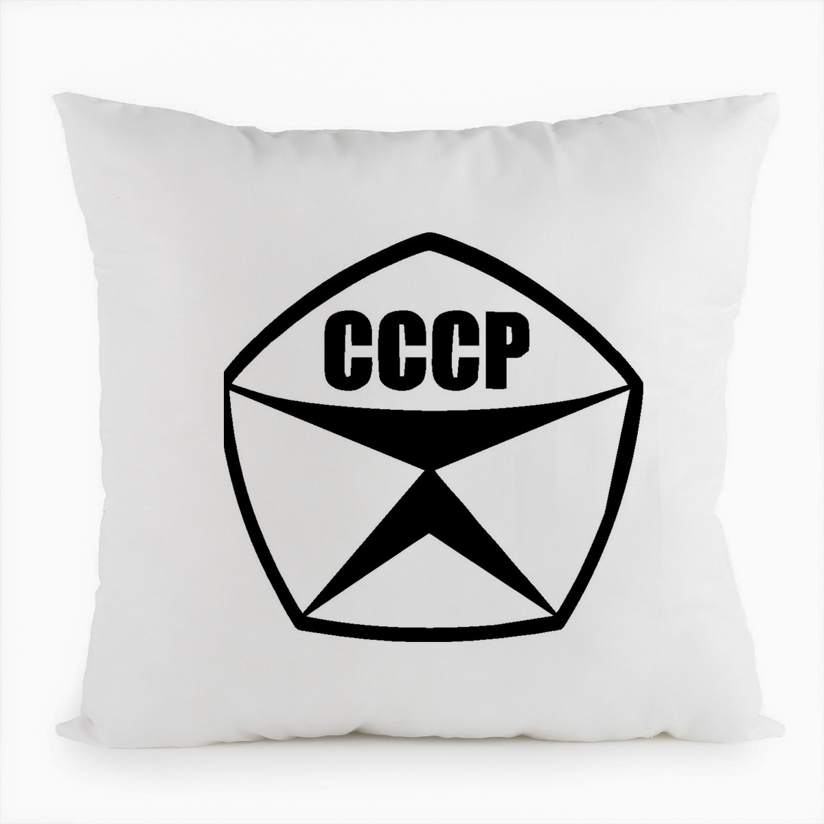 

Подушка белая CoolPodarok СССР. Чб